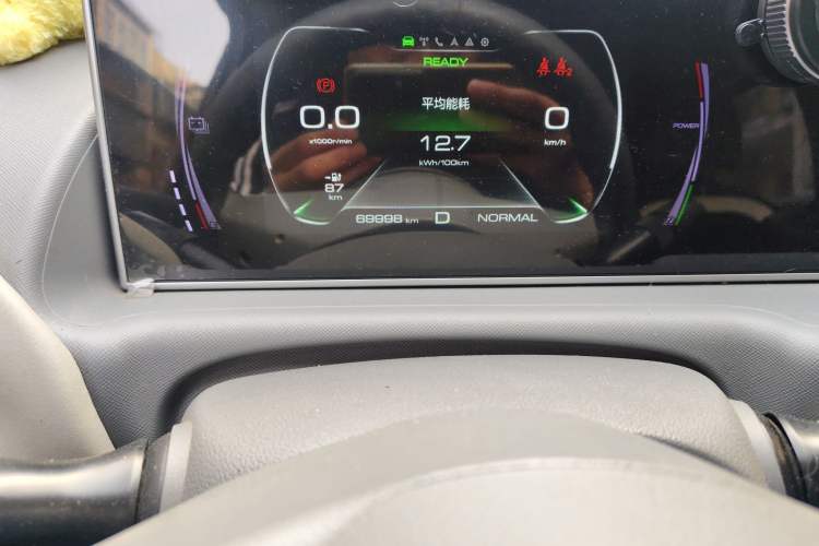 Used ORA White Cat 2022 Upgraded Model 305km Range Luxury Version Lithium-Ion Battery Odometer Close Up
