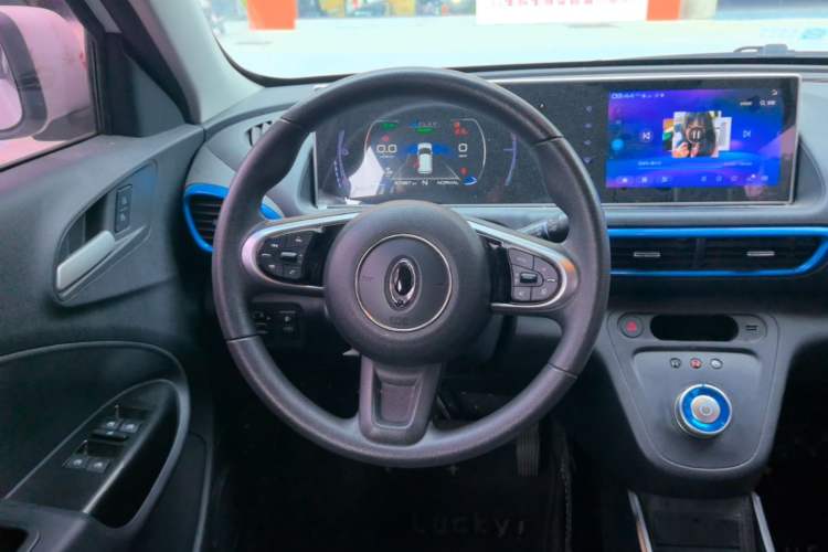 Used ORA White Cat 2022 Upgraded Model 305km Range Luxury Version Lithium-Ion Battery Steering Wheel