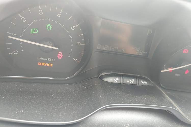 Used Peugeot 2008 2014 1.6L Automatic Trend Edition Odometer Close Up
