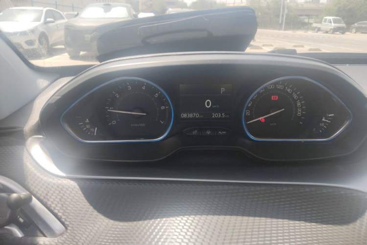 Used Peugeot 2008 2014 1.6L Automatic Navigation Edition Odometer Close Up