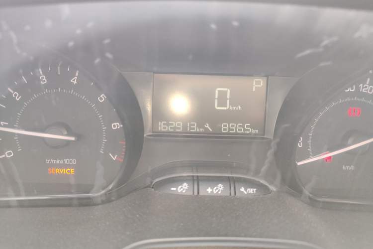 Used Peugeot 2008 2014 1.6L Automatic Trend Edition Odometer Close Up