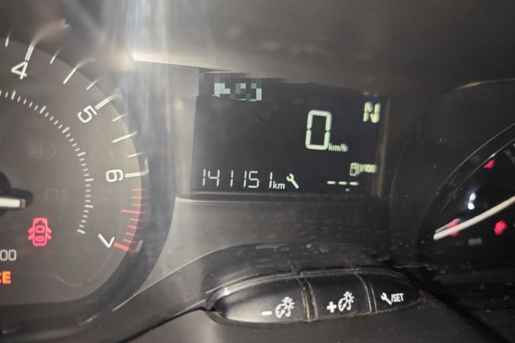 Used Peugeot 2008 2014 1.6L Automatic Trend Edition Odometer Close Up