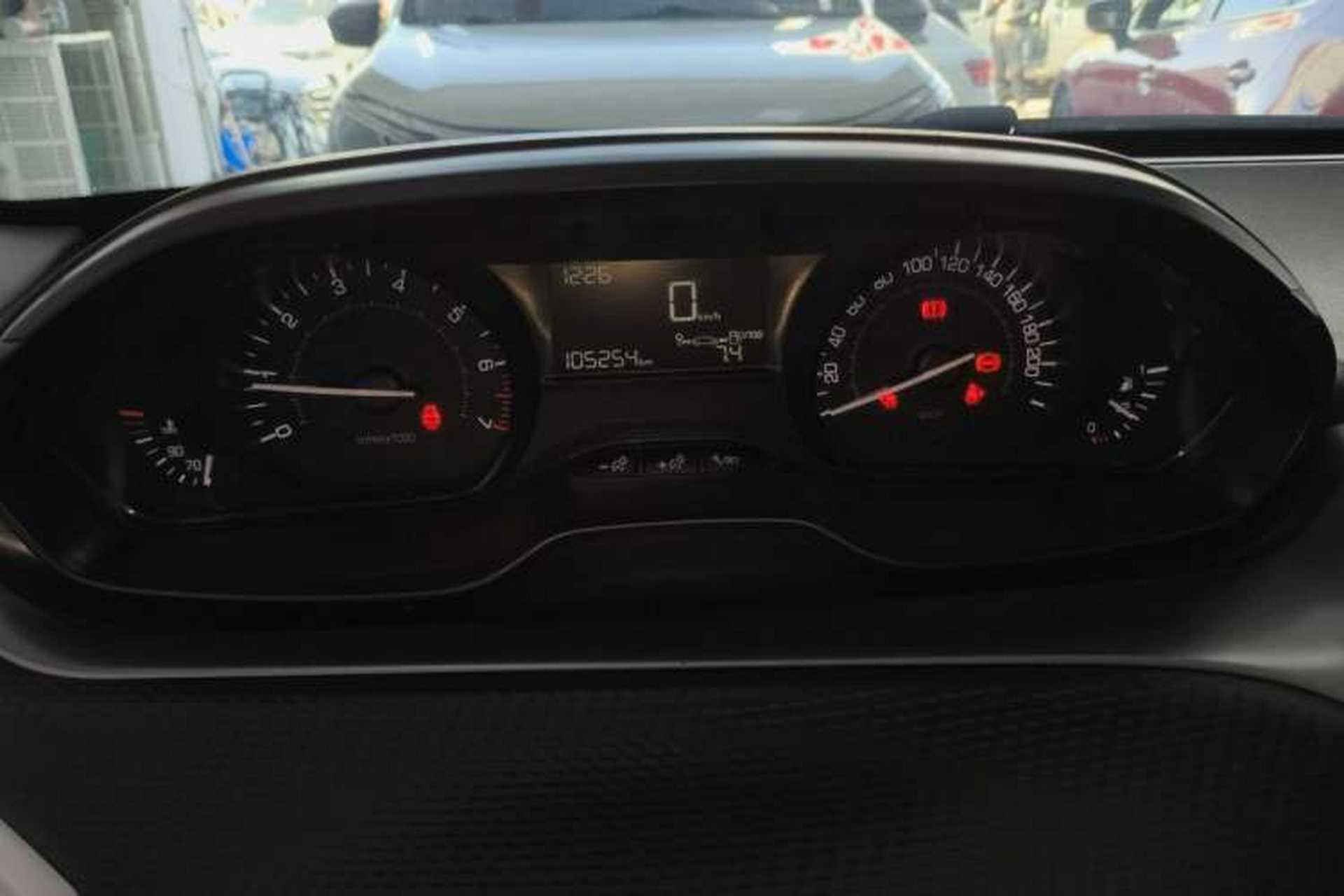 Used Peugeot 2008 2014 1.6L Manual Trend Edition Odometer Close Up