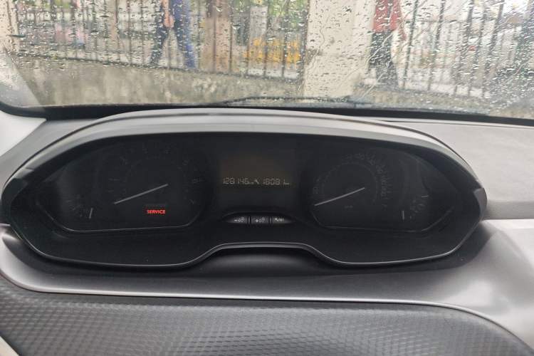 Used Peugeot 2008 2014 1.6L Automatic Trend Edition Odometer Close Up