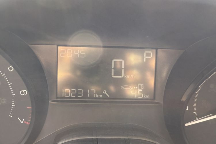 Used Peugeot 2008 2014 1.6L Automatic Trend Edition Odometer Close Up