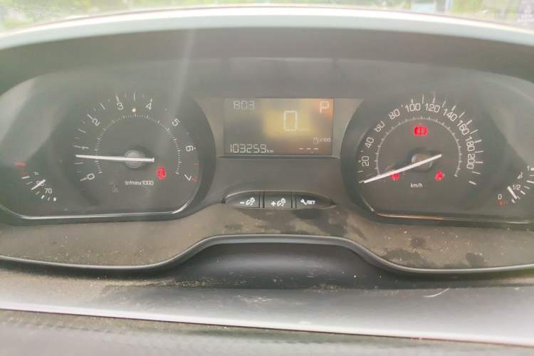 Used Peugeot 2008 2014 1.6L Automatic Trend Edition Odometer Close Up