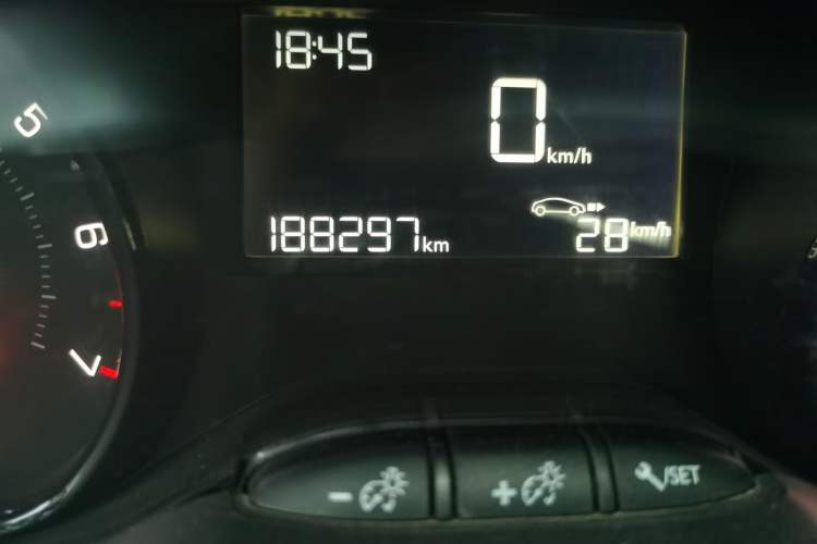 Used Peugeot 2008 2014 1.6L Manual Trend Edition Odometer Close Up