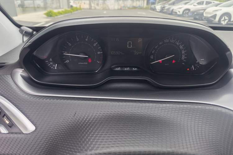 Used Peugeot 2008 2014 1.6L Automatic Trend Edition Odometer Close Up