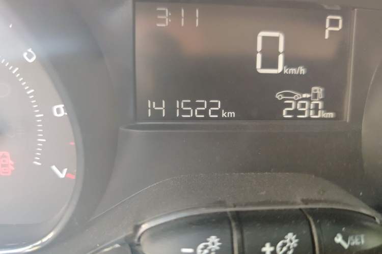 Used Peugeot 2008 2014 1.6L Automatic Trend Edition Odometer Close Up