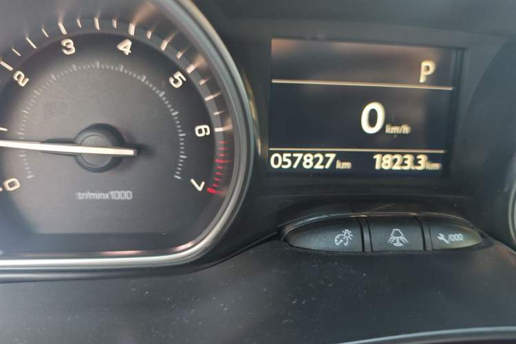 Used Peugeot 2008 2014 1.6L Automatic Navigation Edition Odometer Close Up