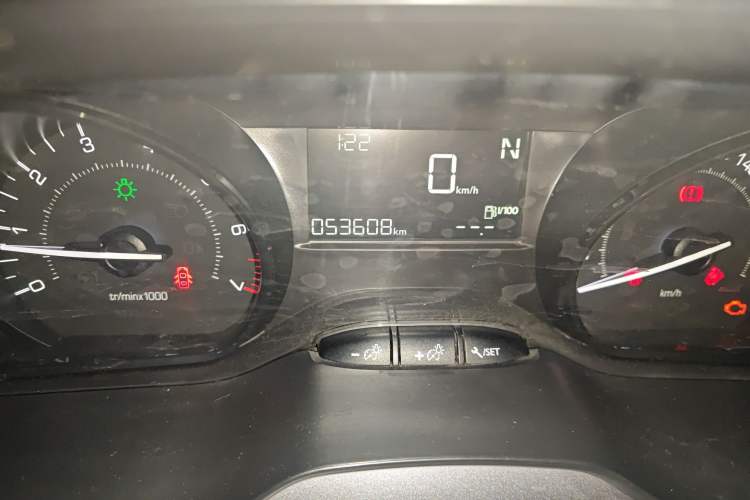 Used Peugeot 2008 2014 1.6L Automatic Trend Edition Odometer Close Up