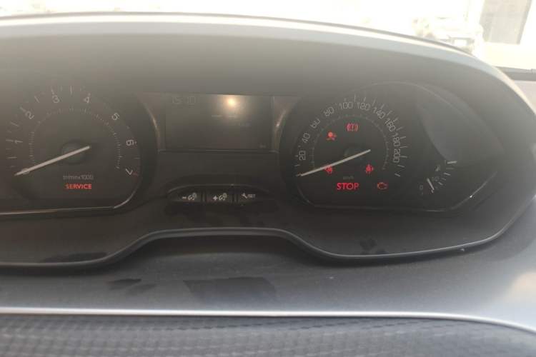 Used Peugeot 2008 2014 1.6L Manual Trend Edition Odometer Close Up