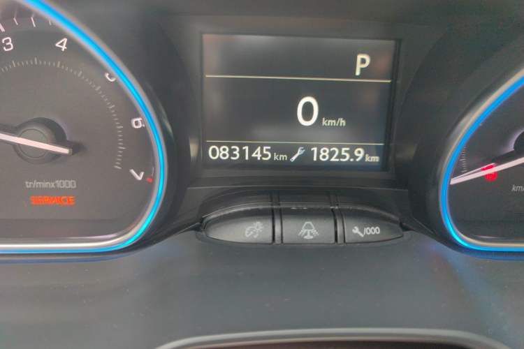 Used Peugeot 2008 2014 1.6L Automatic Navigation Edition Odometer Close Up