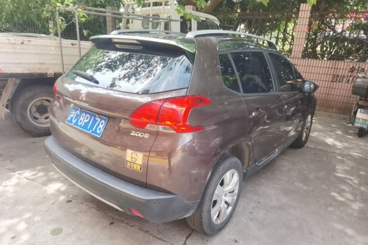 Used Peugeot 2008 2014 1.6L Automatic Fashion Edition Rear Right 45 Deg