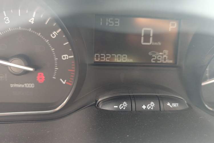 Used Peugeot 2008 2014 1.6L Automatic Trend Edition Odometer Close Up