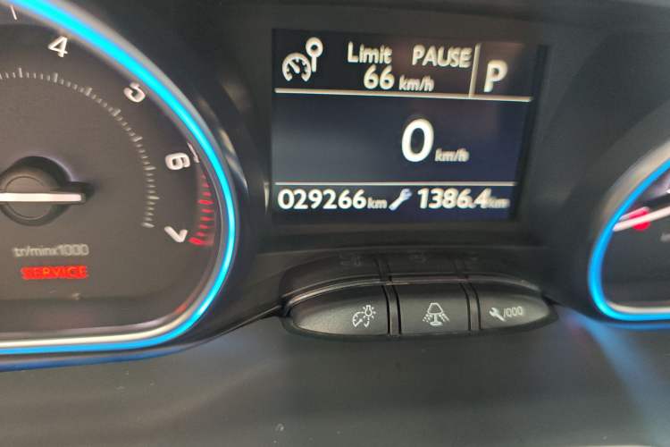 Used Peugeot 2008 2014 1.6L Automatic Navigation Edition Odometer Close Up