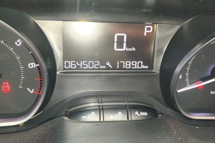 Used Peugeot 2008 2014 1.6L Automatic Fashion Edition Odometer Close Up