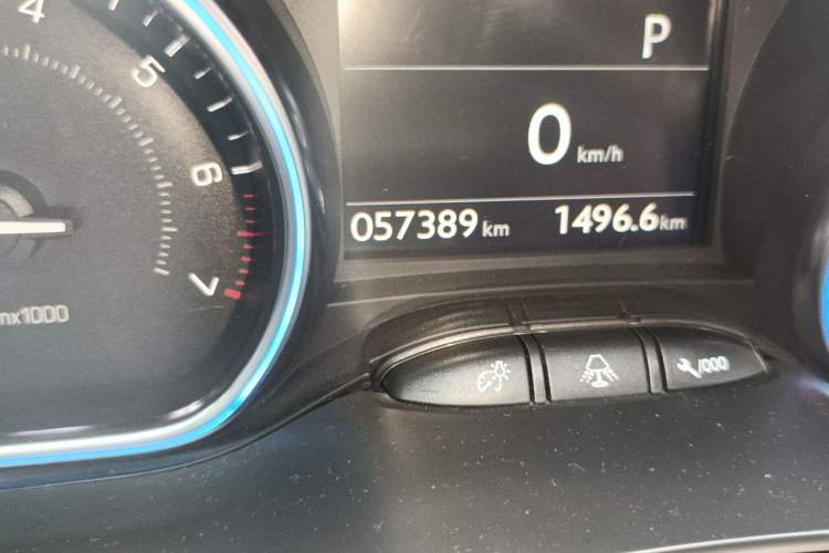 Used Peugeot 2008 2014 1.6L Automatic Navigation Edition Odometer Close Up