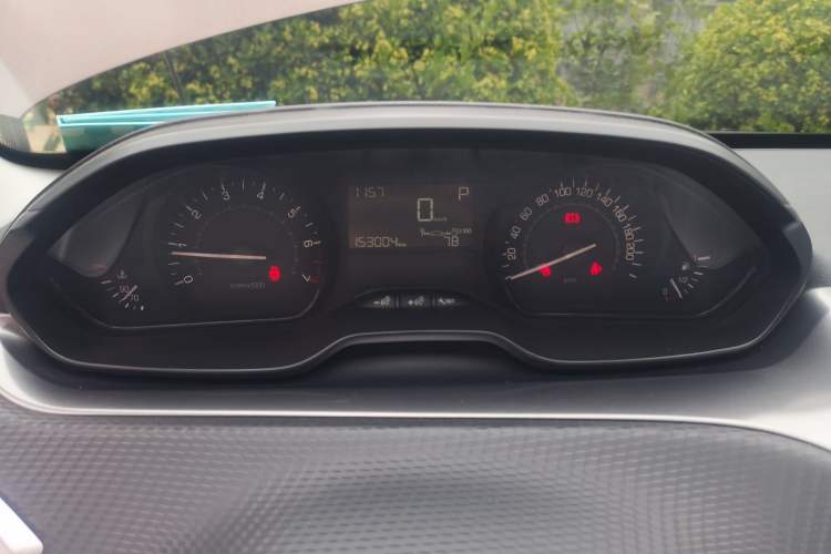 Used Peugeot 2008 2014 1.6L Automatic Trend Edition Odometer Close Up