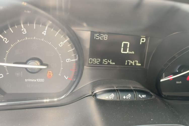 Used Peugeot 2008 2014 1.6L Automatic Trend Edition Odometer Close Up