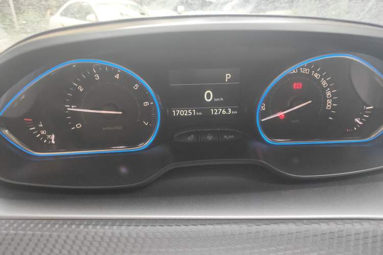 Used Peugeot 2008 2014 1.6L Automatic Navigation Edition Odometer Close Up
