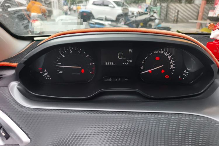 Used Peugeot 2008 2014 1.6L Automatic Trend Edition Odometer Close Up