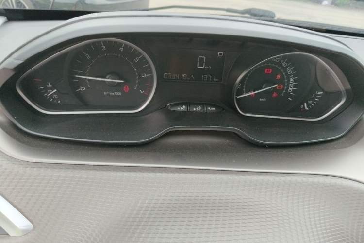 Used Peugeot 2008 2014 1.6L Automatic Navigation Edition Odometer Close Up