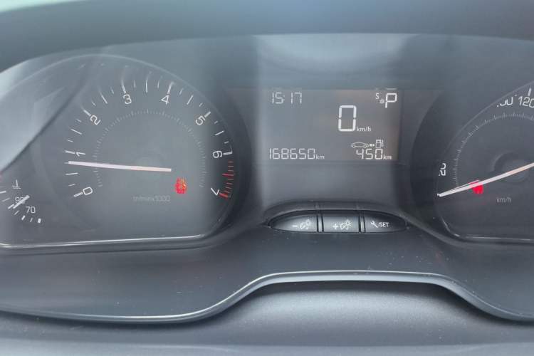 Used Peugeot 2008 2014 1.6L Automatic Trend Edition Odometer Close Up