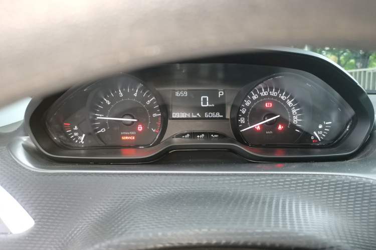 Used Peugeot 2008 2014 1.6L Automatic Trend Edition Odometer Close Up