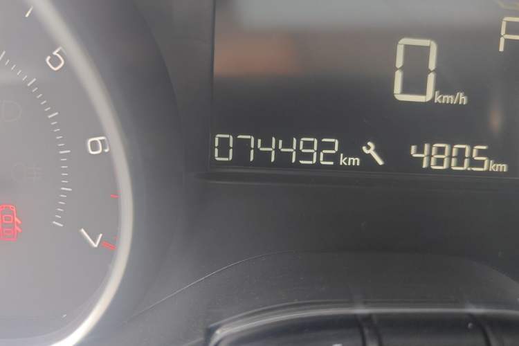 Used Peugeot 2008 2014 1.6L Automatic Excellence Edition Odometer Close Up