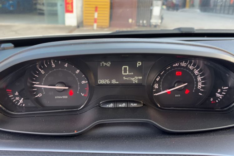 Used Peugeot 2008 2014 1.6L Automatic Trend Edition Odometer Close Up
