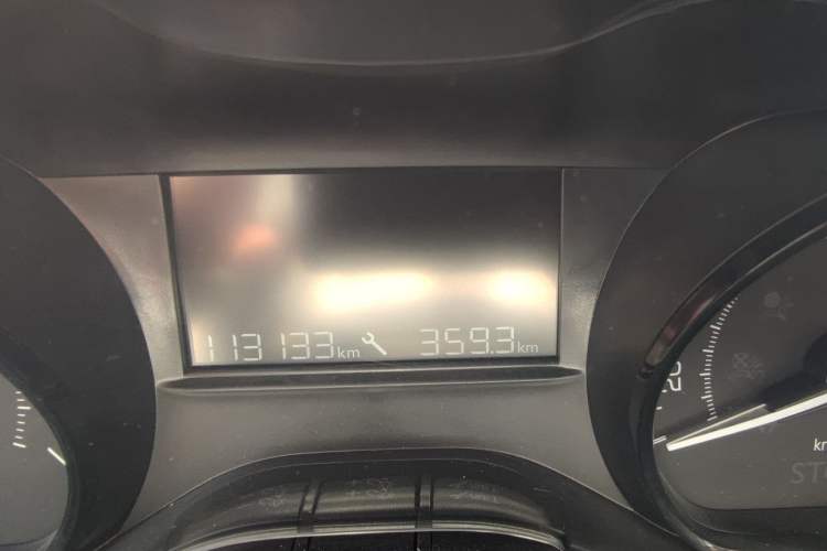 Used Peugeot 2008 2014 1.6L Automatic Trend Edition Odometer Close Up