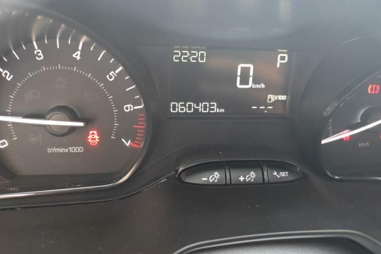 Used Peugeot 2008 2014 1.6L Automatic Trend Edition Odometer Close Up