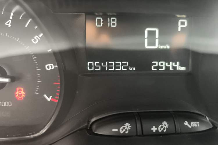 Used Peugeot 2008 2014 1.6L Automatic Trend Edition Odometer Close Up