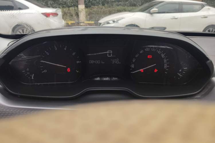 Used Peugeot 2008 2014 1.6L Manual Trend Edition Odometer Close Up