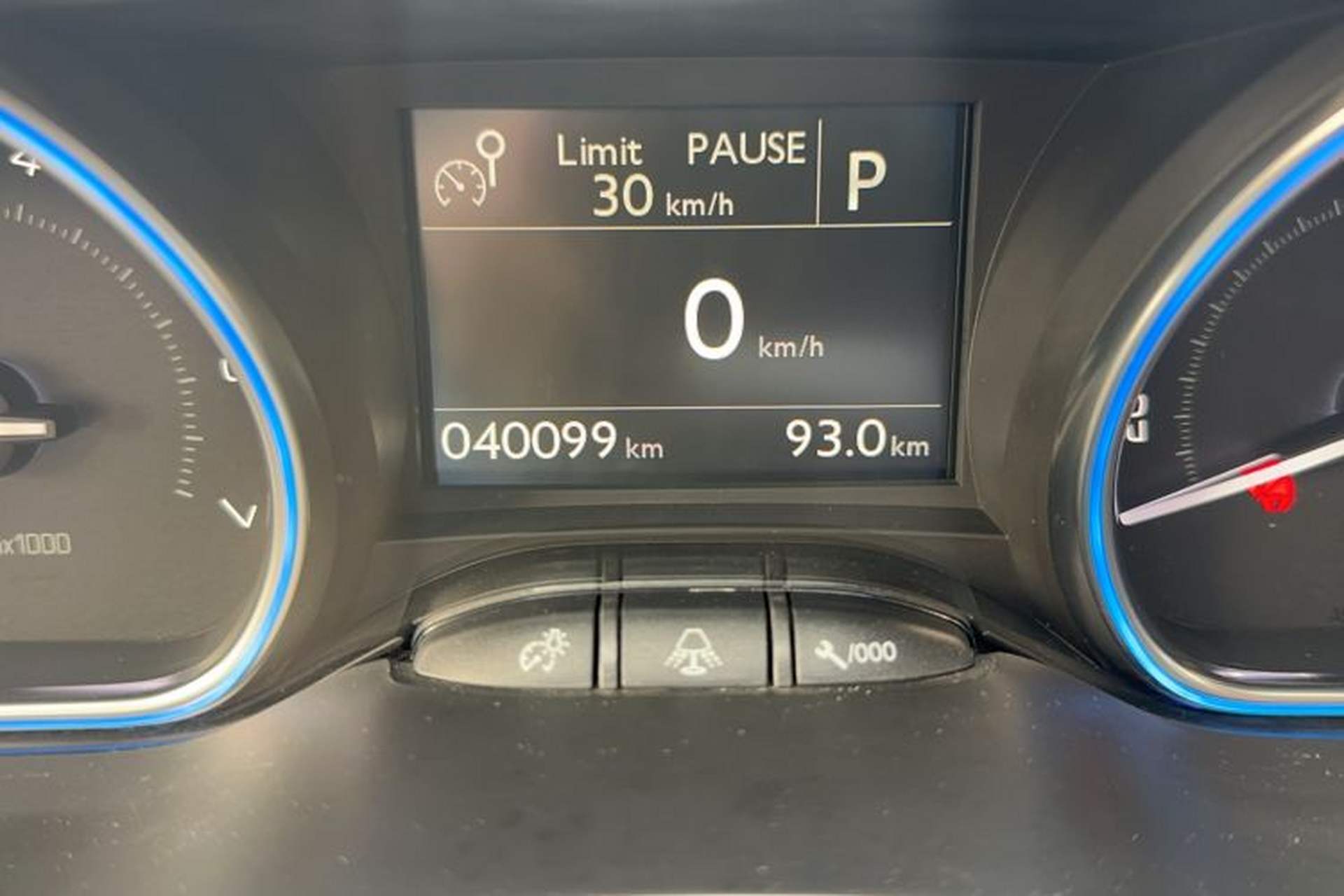 Used Peugeot 2008 2014 1.6L Automatic Navigation Edition Odometer Close Up