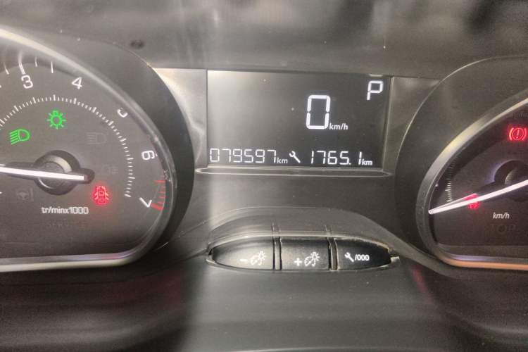Used Peugeot 2008 2014 1.6L Automatic Navigation Edition Odometer Close Up