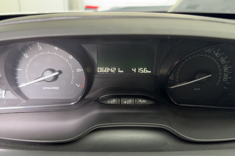 Used Peugeot 2008 2014 1.6L Automatic Trend Edition Odometer Close Up