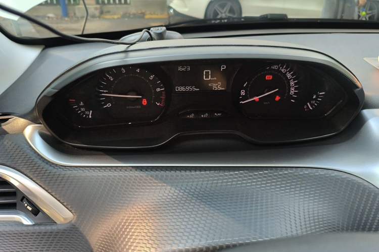 Used Peugeot 2008 2014 1.6L Automatic Trend Edition Odometer Close Up