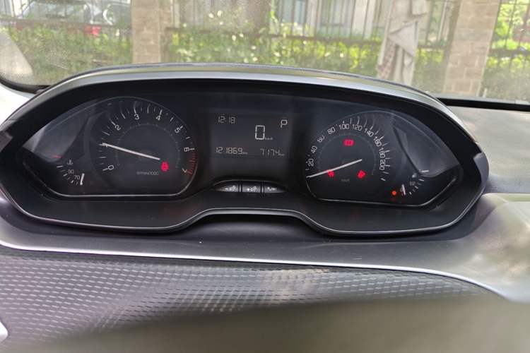 Used Peugeot 2008 2014 1.6L Automatic Trend Edition Odometer Close Up