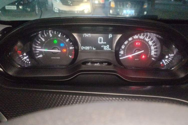 Used Peugeot 2008 2014 1.6L Automatic Trend Edition Odometer Close Up