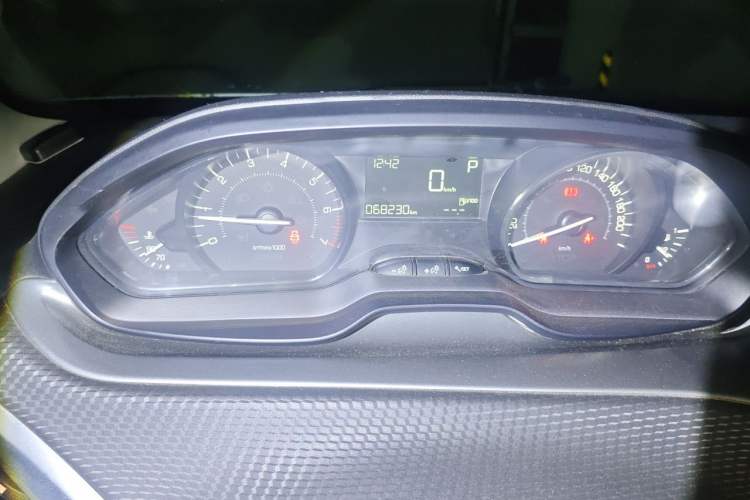Used Peugeot 2008 2014 1.6L Automatic Trend Edition Odometer Close Up