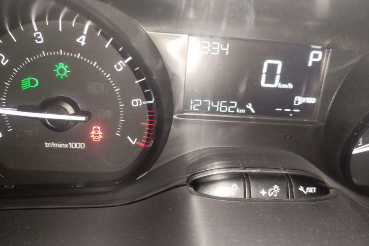 Used Peugeot 2008 2015 1.6L Automatic Playcool Edition Odometer Close Up