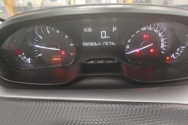 Used Peugeot 2008 2015 1.6L Automatic Playcool Edition Odometer Close Up