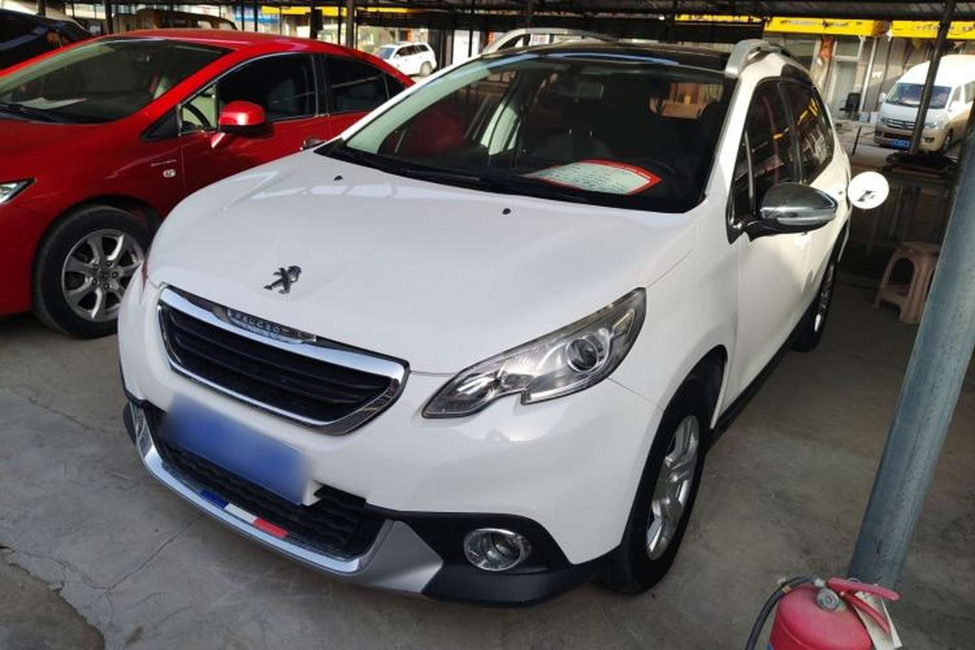 Used Peugeot 2008 2015 1.6L Automatic Playcool Edition Front Left 45 Deg