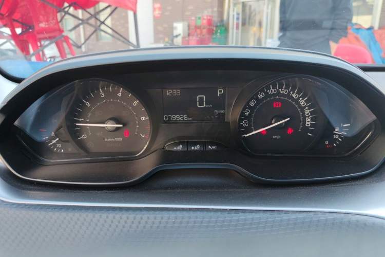 Used Peugeot 2008 2018 1.6L Automatic Trend Edition Odometer Close Up