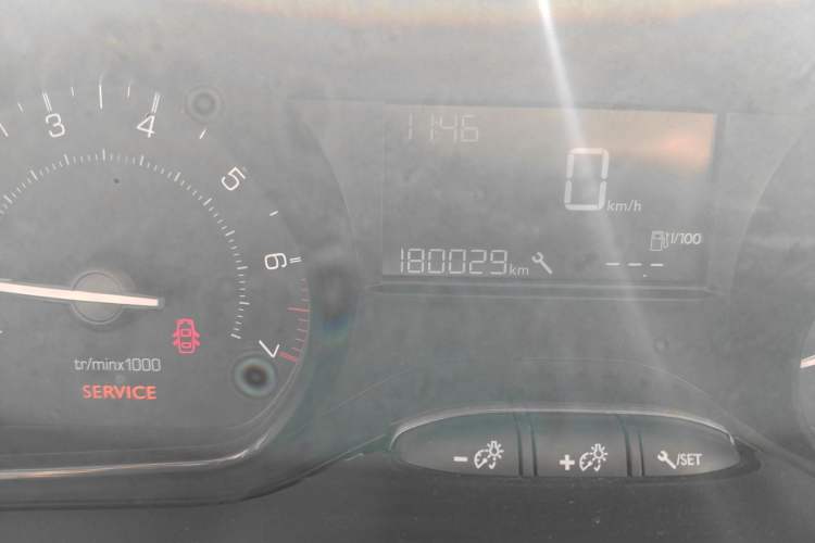 Used Peugeot 2008 2018 1.6L Manual Trend Edition Odometer Close Up