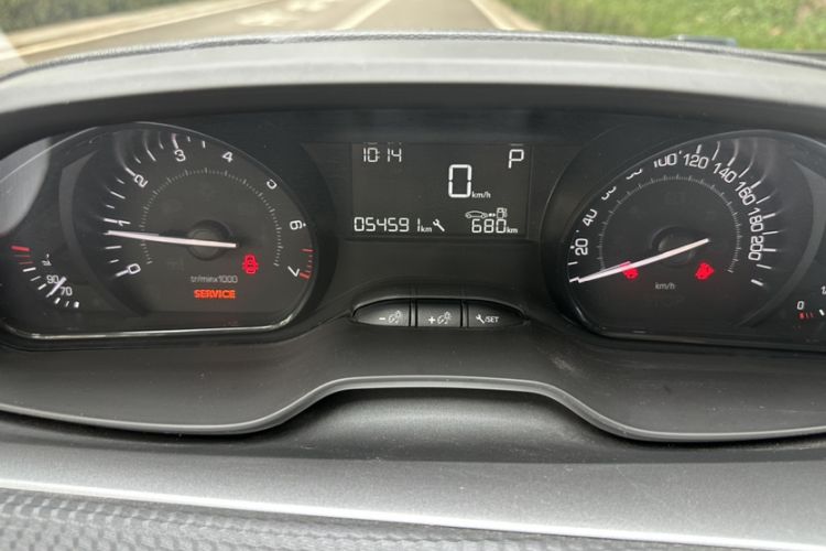 Used Peugeot 2008 2018 1.6L Automatic Trend Edition Odometer Close Up