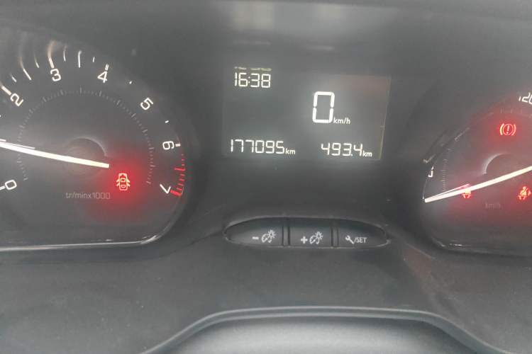 Used Peugeot 2008 2018 1.6L Manual Trend Edition Odometer Close Up