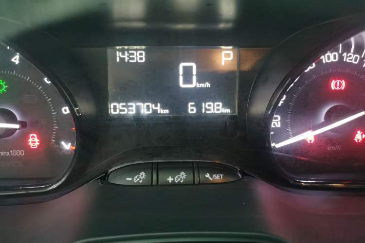 Used Peugeot 2008 2018 1.6L Automatic Trend Edition Odometer Close Up